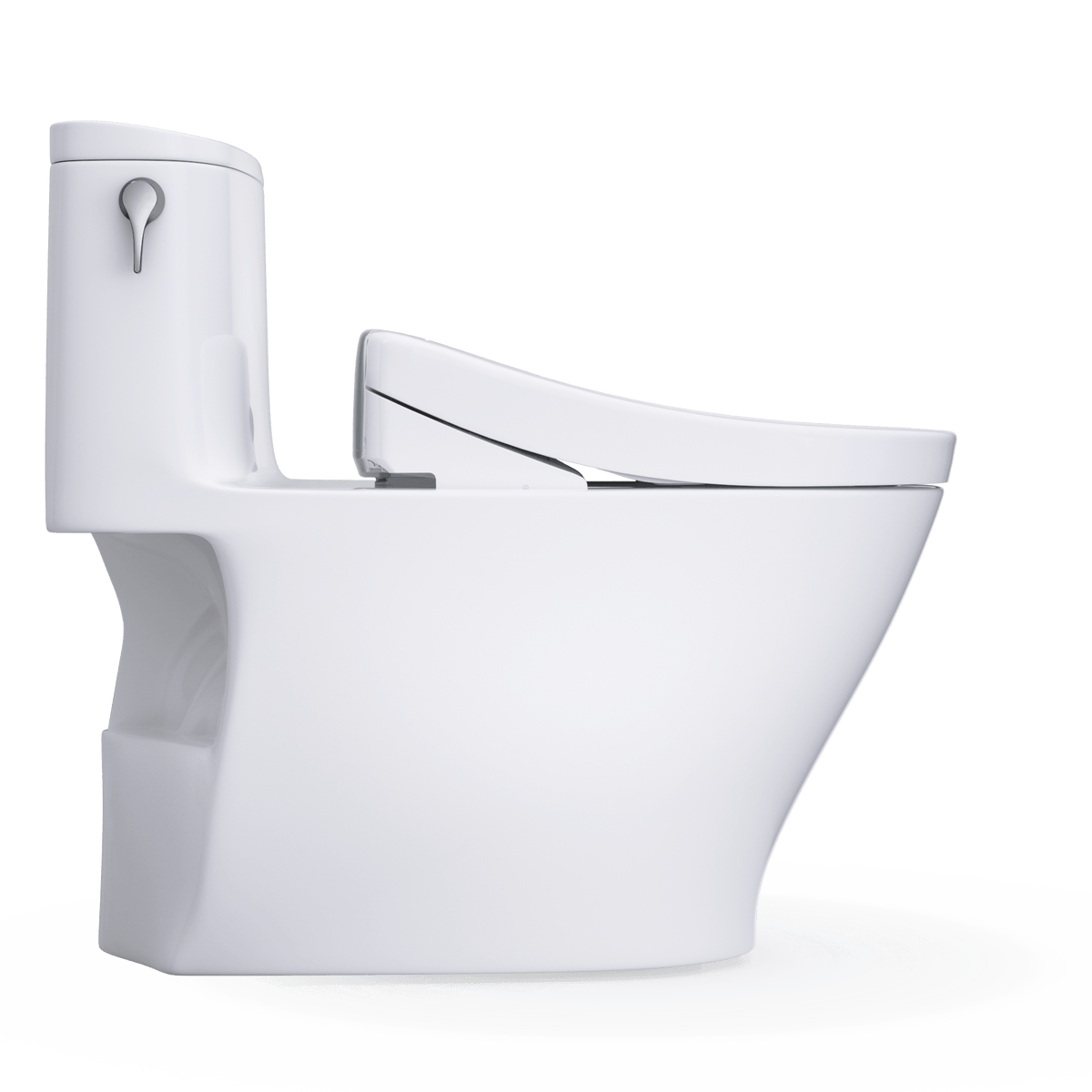 TOTO® Washlet®+ Nexus® 1G® One-Piece Elongated 1.0 gpf Toilet and Washlet S5 Bidet Seat – Elongated – Cotton White –