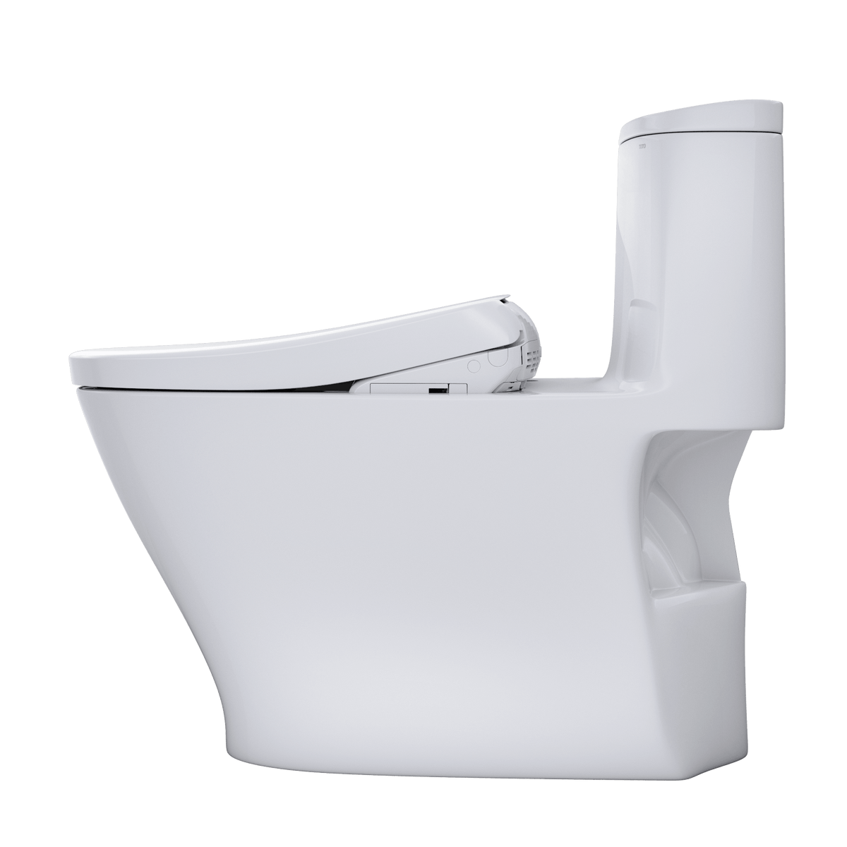 TOTO® Washlet®+ Nexus® 1G® One-Piece Elongated 1.0 gpf Toilet with S7 Contemporary Bidet Seat – Elongated – Cotton White –