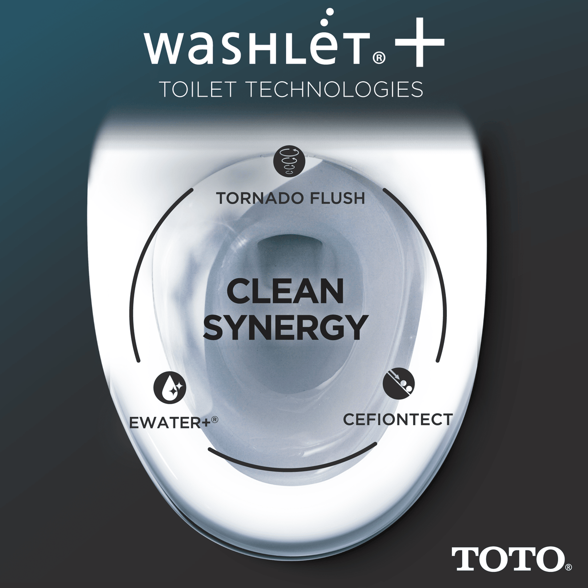 TOTO® Washlet®+ Nexus® One-Piece Elongated 1.28 gpf Toilet and Washlet S5 Bidet Seat – Elongated – Cotton White –