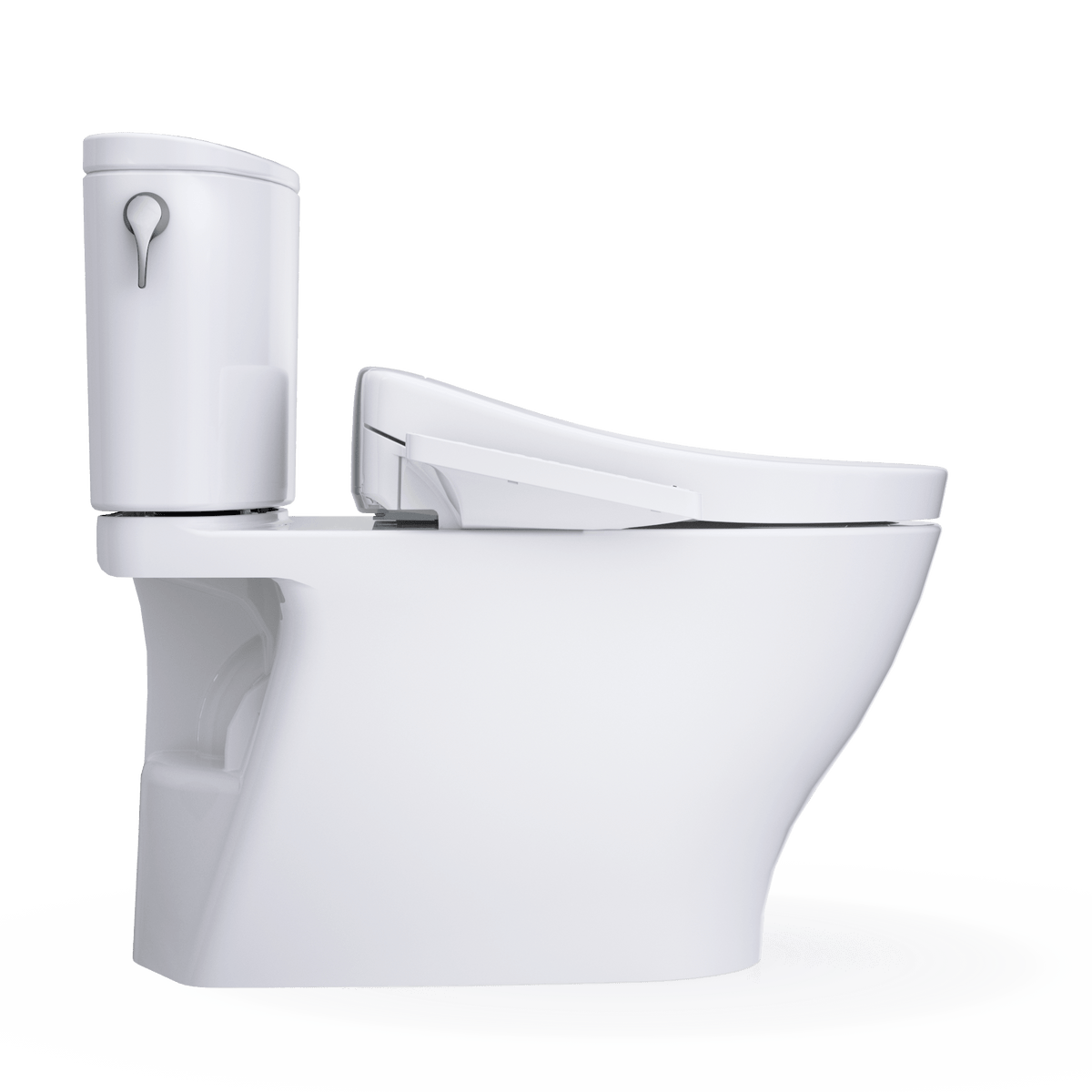 TOTO® Washlet®+ Nexus® Two-Piece Elongated 1.28 gpf Toilet with S2 Bidet Seat – Elongated – Cotton White –