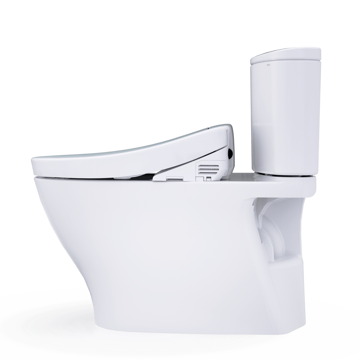 TOTO® Washlet®+ Nexus® Two-Piece Elongated 1.28 gpf Toilet with S5 Bidet Seat – Elongated – Cotton White –