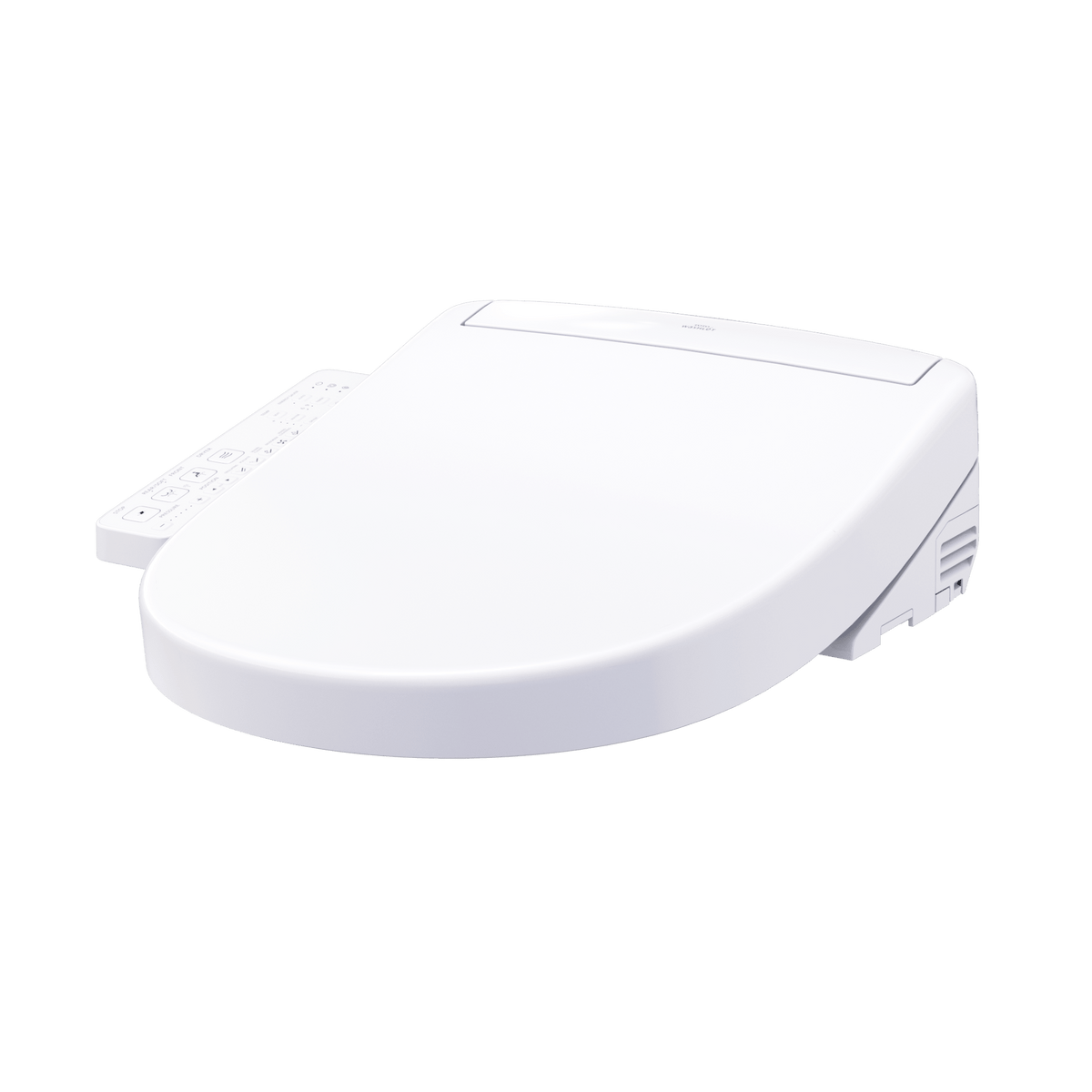 TOTO® Washlet® S2 Electronic Bidet Toilet Seat with Instantaneous Water Heating – Round – Cotton White –