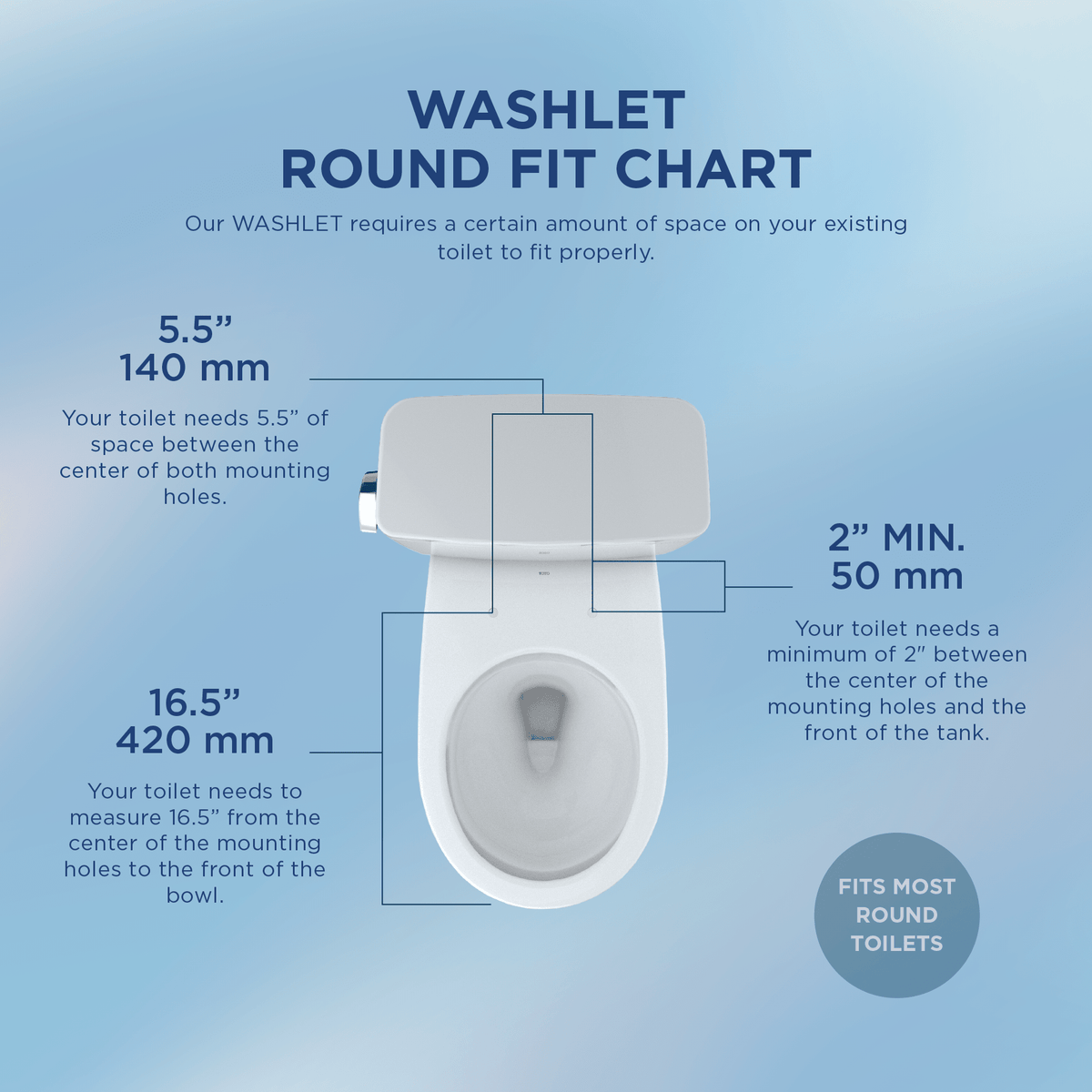 TOTO® Washlet® S2 Electronic Bidet Toilet Seat with Instantaneous Water Heating – Round – Cotton White –