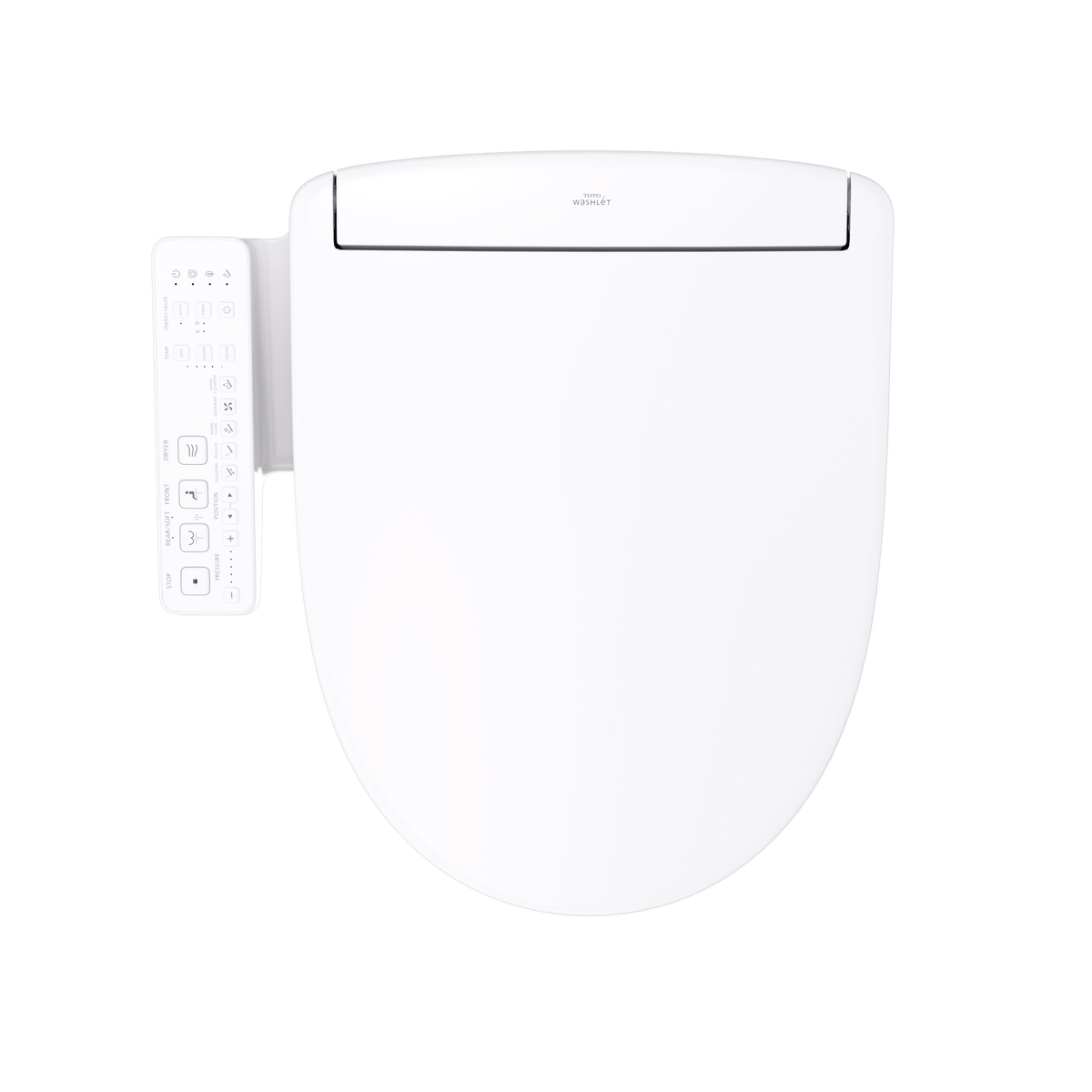 TOTO® Washlet® S2 Electronic Bidet Toilet Seat with Instantaneous Water Heating – Round – Cotton White –