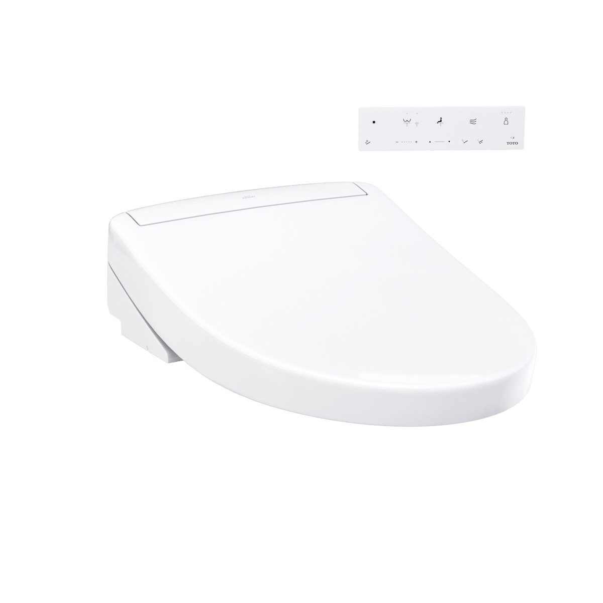 TOTO® Washlet® S5 Electronic Bidet Toilet Seat with Instantaneous Water Heating – Elongated – Cotton White –
