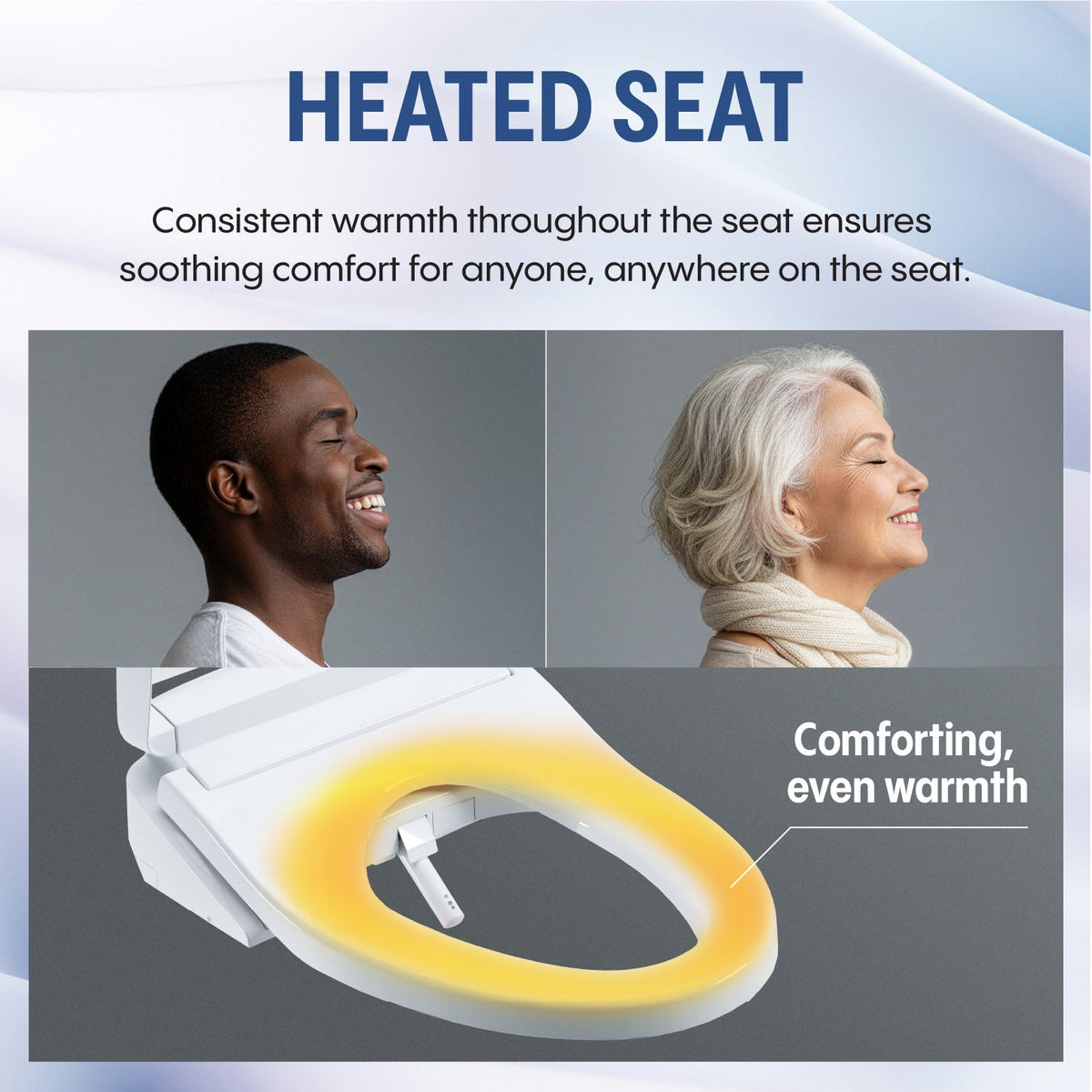 TOTO® Washlet® S5 Electronic Bidet Toilet Seat with Instantaneous Water Heating – Round – Cotton White –