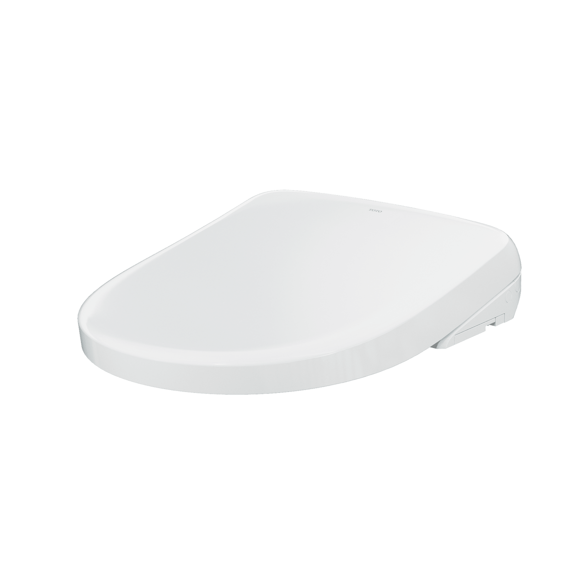TOTO® Washlet® S7 Electronic Bidet Toilet Seat with Ewater+® Bowl and Wand Cleaning – Round – Contemporary – Cotton White
