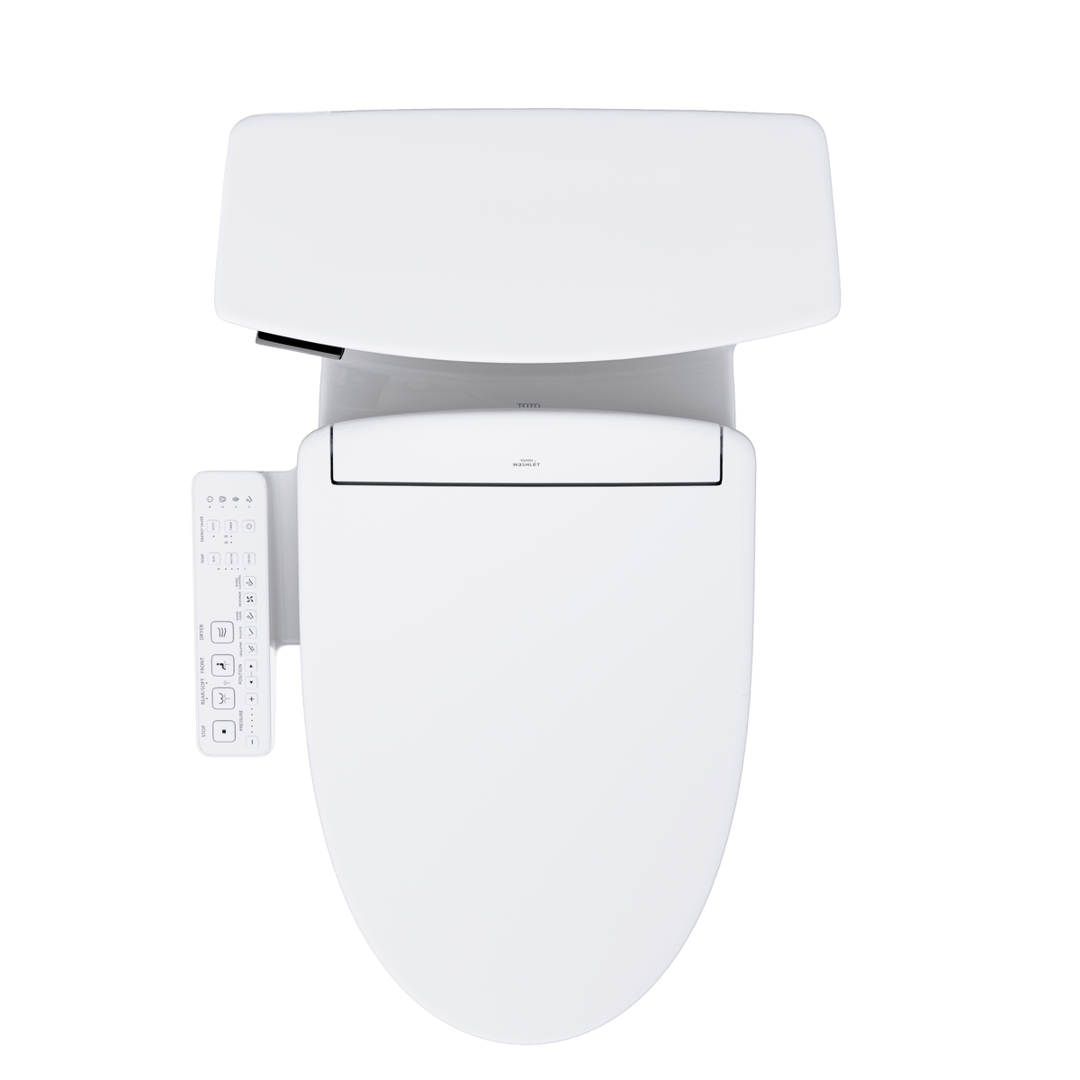 TOTO® Washlet®+ Soirée® Elongated 1.28 gpf Universal Height Toilet with S2 Bidet Seat – Elongated – Cotton White –