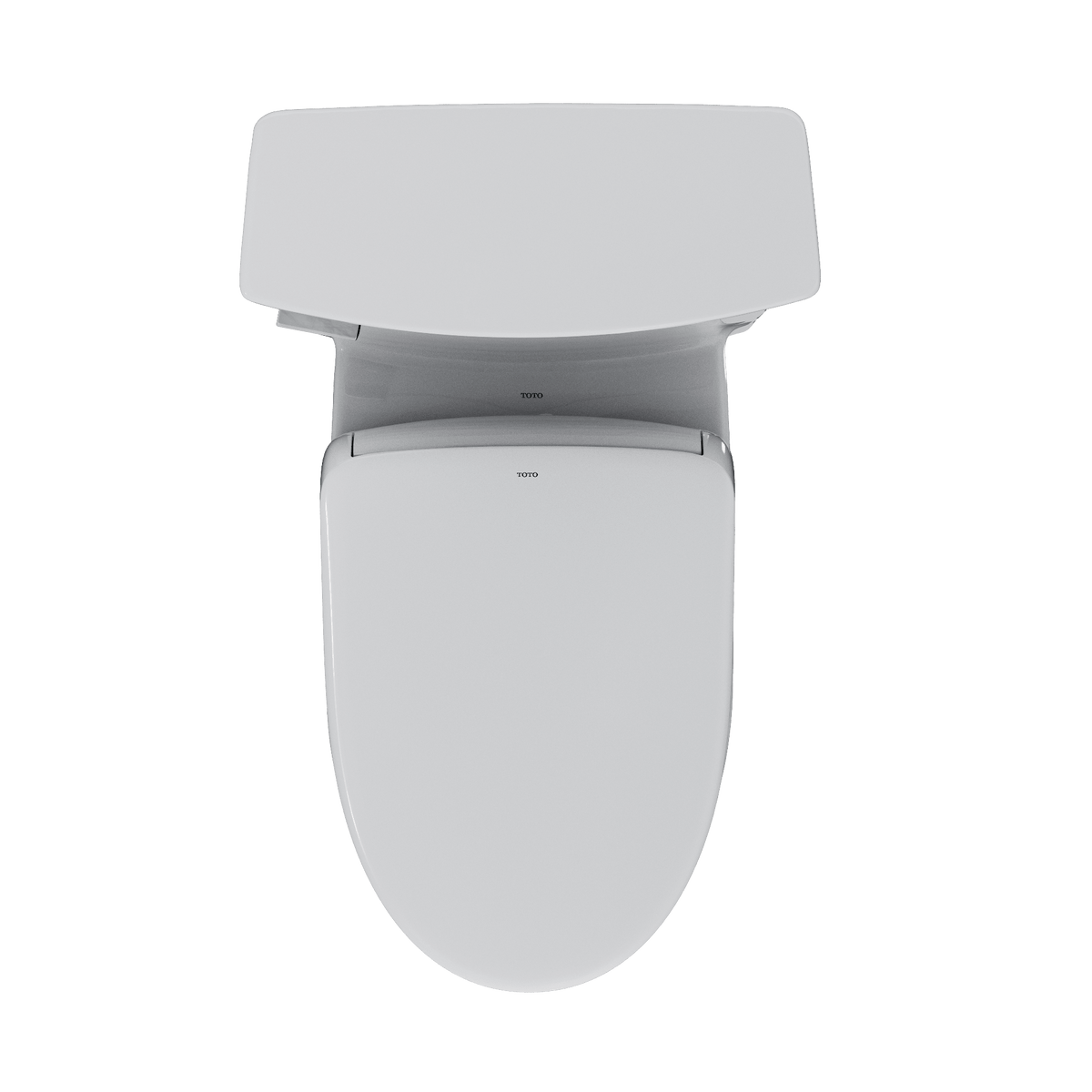 TOTO® Washlet®+ Soirée® Elongated 1.28 gpf Universal Height Toilet with S7 Bidet Seat – Elongated – Cotton White –