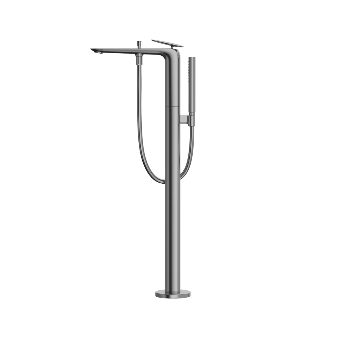 TOTO® ZA Single-Handle Free Standing Tub Filler with Handshower – Polished Chrome – –