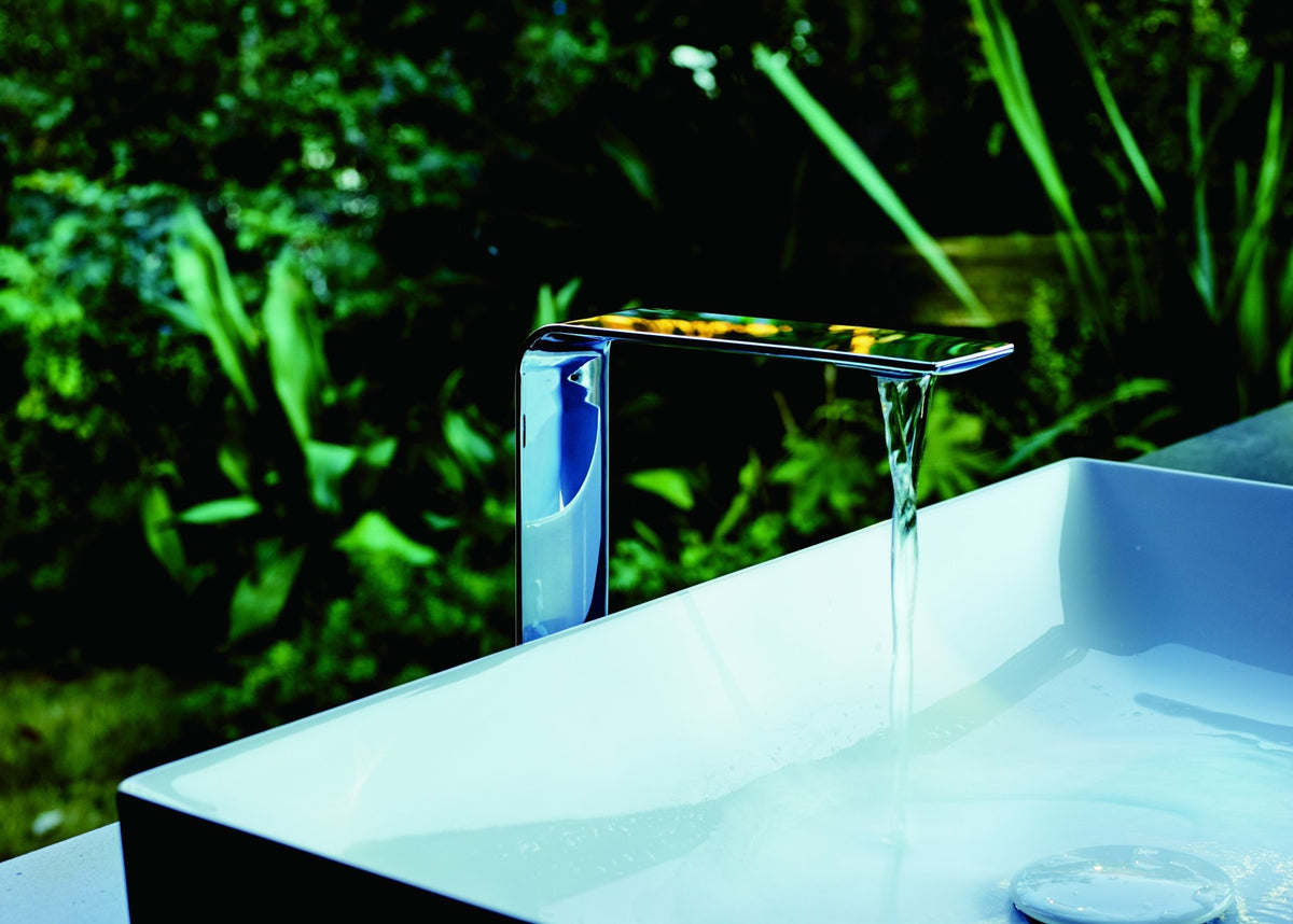 TOTO® ZL 1.2 gpm Single Handle Semi-Vessel Bathroom Sink Faucet with Comfort Glide™ Technology – Polished Chrome – –