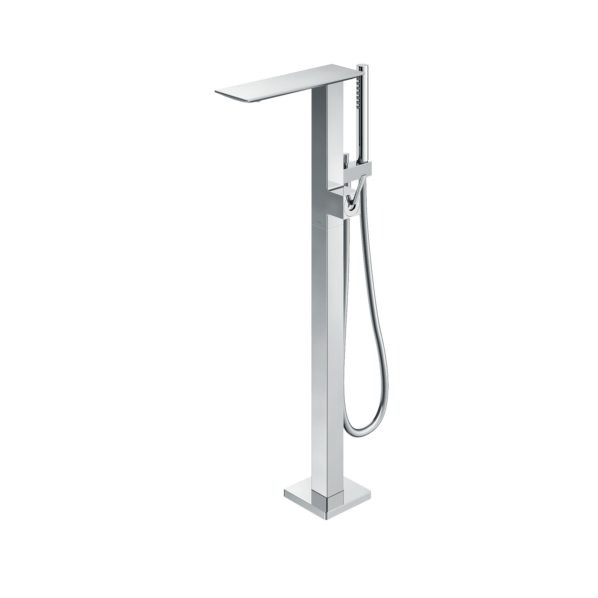 TOTO® ZL Single-Handle Freestanding Tub Filler Faucet with 1.75 gpm Handshower – Polished Chrome – –