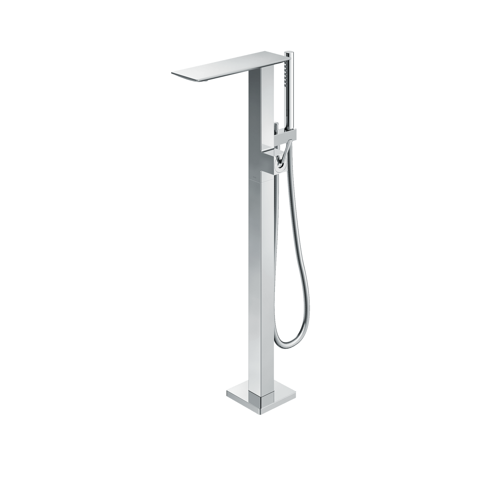TOTO® ZL Single-Handle Freestanding Tub Filler Faucet with 1.75 gpm Handshower – Polished Chrome – –