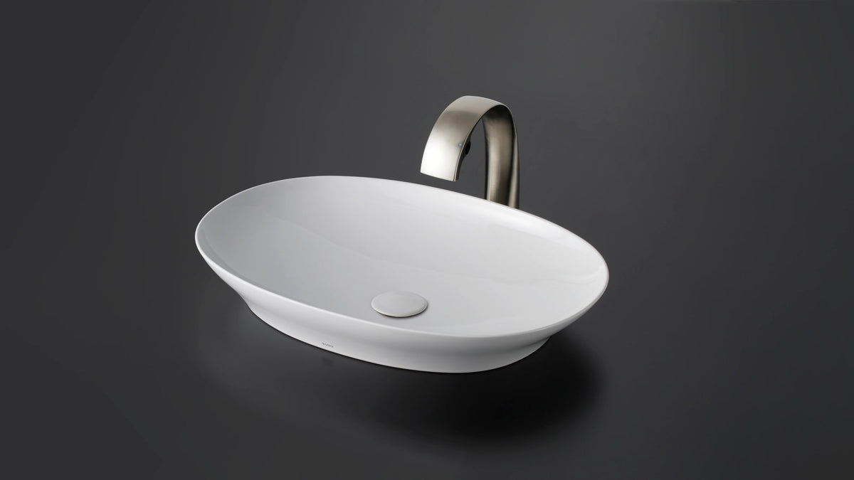 TOTO® ZN 1.1 gpm Electronic Touchless Bathroom Faucet with Soft Flow™ and Safety Thermo™ Technology – Brushed Nickel – –