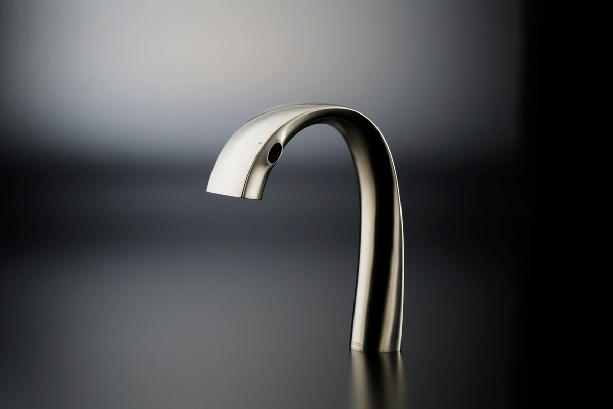 TOTO® ZN 1.1 gpm Electronic Touchless Bathroom Faucet with Soft Flow™ and Safety Thermo™ Technology – Brushed Nickel – –