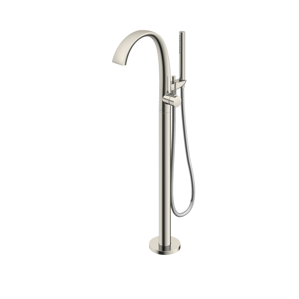 TOTO® ZN Single-Handle Freestanding Tub Filler Faucet with 1.75 gpm Handshower – Brushed Nickel – –