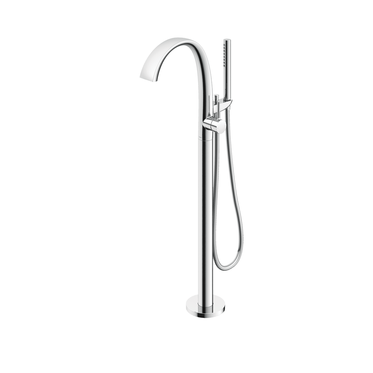 TOTO® ZN Single-Handle Freestanding Tub Filler Faucet with 1.75 gpm Handshower – Polished Chrome – –