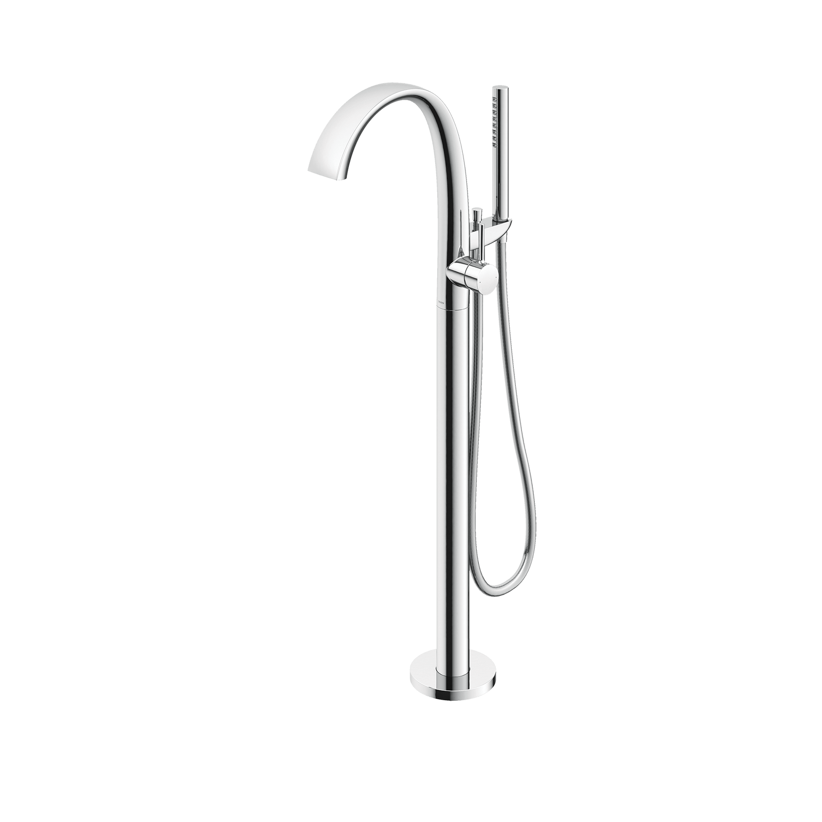 TOTO® ZN Single-Handle Freestanding Tub Filler Faucet with 1.75 gpm Handshower – Polished Chrome – –