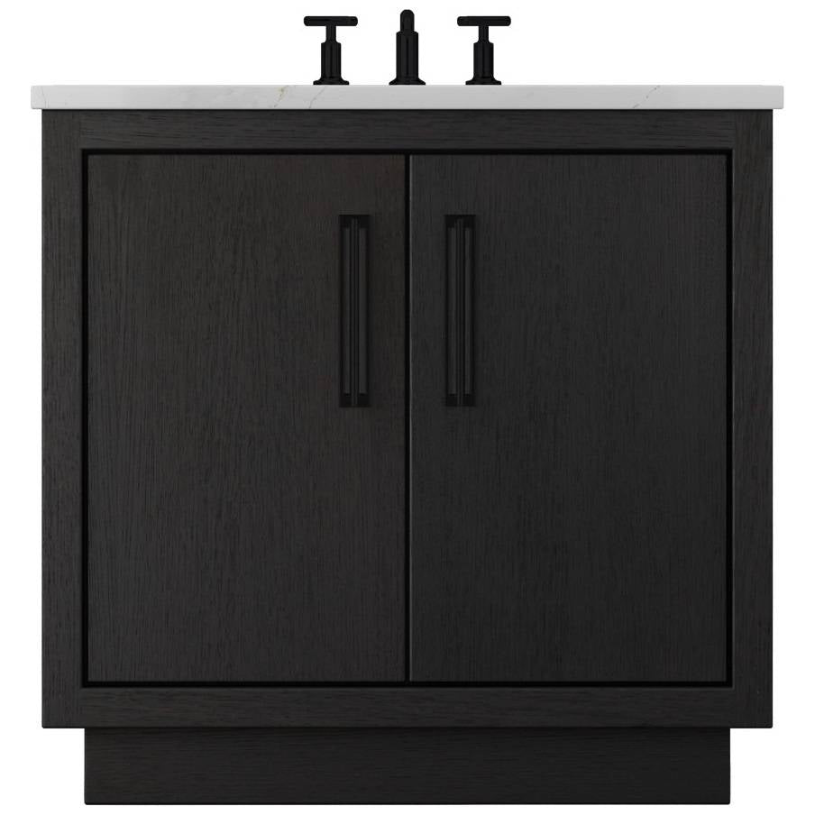 Vanderloc Avalon Single Bath Vanity - 30&quot; - Classic Black - Matte Black - AVS1 - 30.cb.mb
