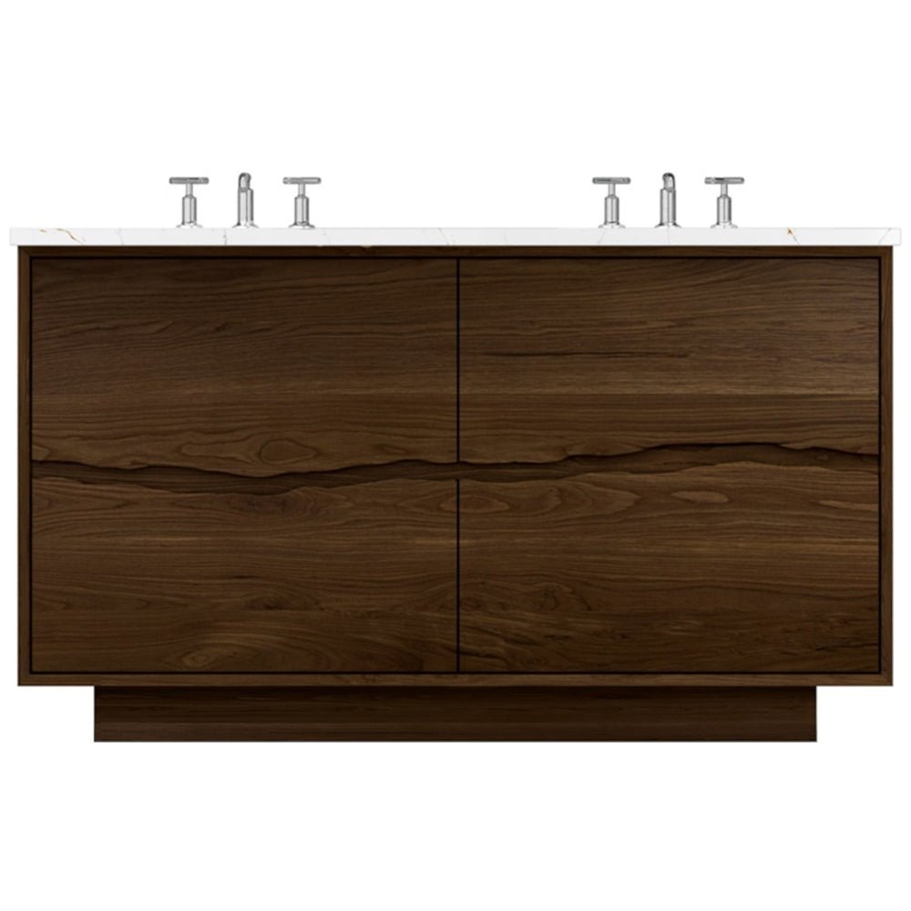 Vanderloc Ventura Four - Drawer Double Bath Vanity – 60" – Estate Emulsion – Undermount