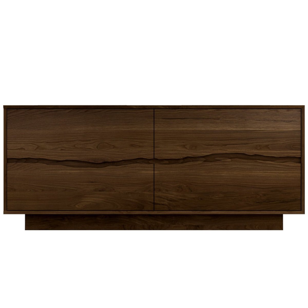 Vanderloc Ventura Four - Drawer Double Bath Vanity With Integrated Countertop – 60" – Estate Emulsion – No Sink