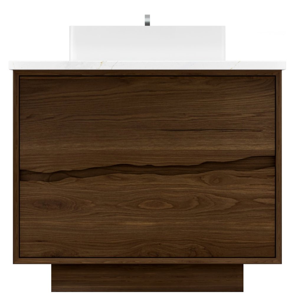 Vanderloc Ventura Two - Drawer Single Bath Vanity – 30&quot; – Estate Emulsion – Vessel